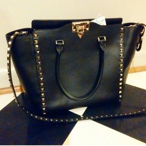 Valentino Rockstud Double Handle bag